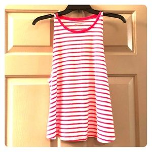 💟 Red and white stripped swing tank
